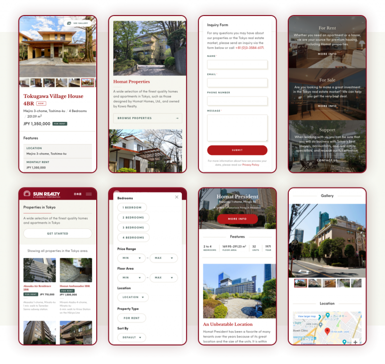 Sun Realty & Insurance Corporation site Design Custom Media