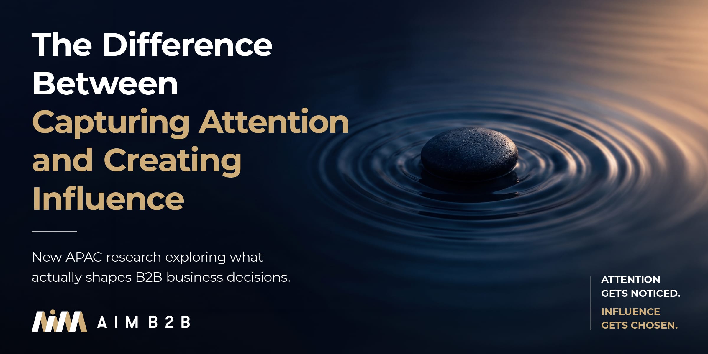 The Difference Between Capturing Attention and Creating Influence